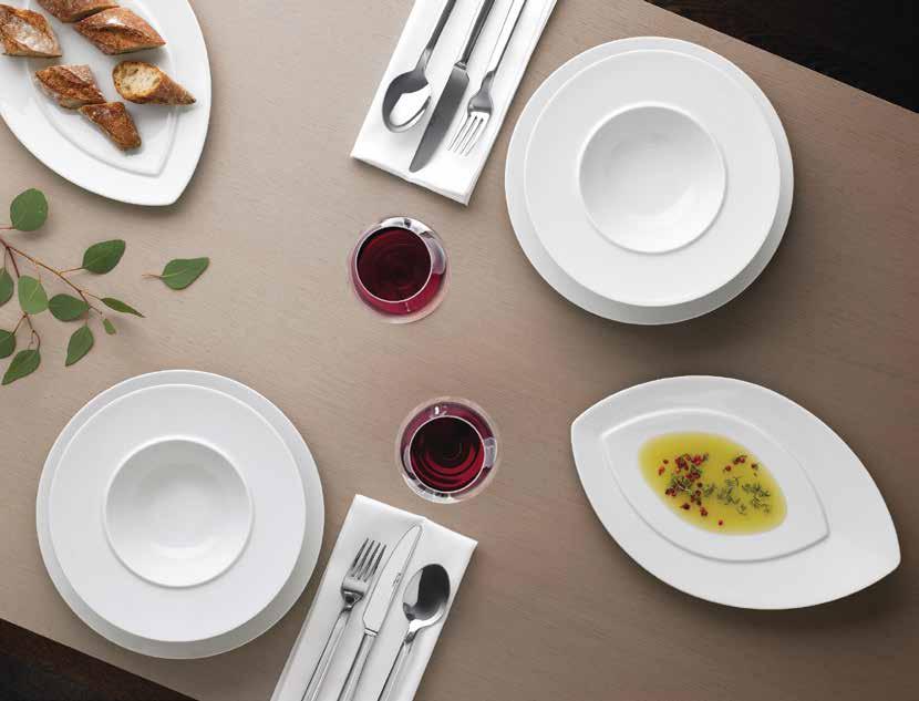 Compliments Setting the Stage for an Inspiring Performance Compliments plates, platters, and bowls provide the perfect showcase to spotlight the food,