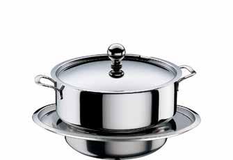 Soup Tureen Fitting in all big round WMF chafing dishes and in Chafing Dish HOT & FRESH round Insert sold separately Cromargan / stainless 18/10 Cap. Cap. Ø Ø Ltr. oz.