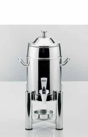 breakfast Coffee Urn Cap. Width Height 18/10 silver-plated Ltr. oz. mm mm 5,00 176 253 9 15 /16 480 18 7 /8 12.2377.