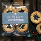 The Pullin s festive range includes luxury mince pies, handmade with English Bramley apple and brandy mincemeat, artisan breads and