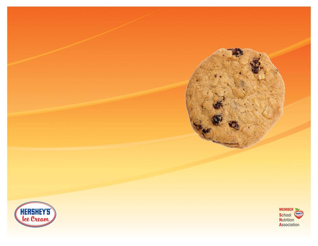 WHOLE GRAIN OATMEAL RAISIN COOKIE The oatmeal raisin cookie you know and love, made with whole grains!