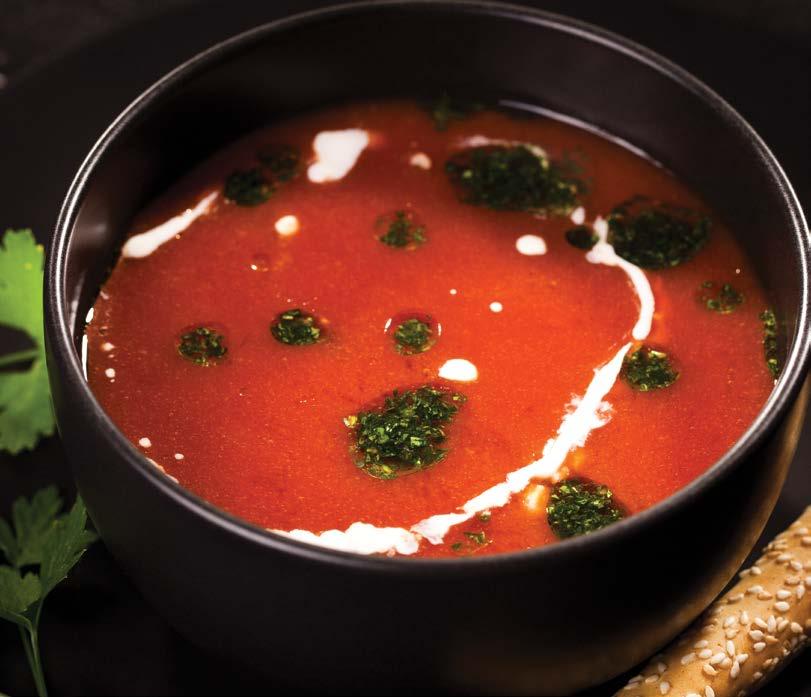 Soups Chilled Tomato Gazpacho R 75.