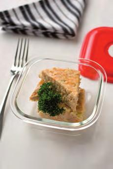 Simple and delicious recipes I really love these Decor Thermoglass tempered glass dishes. They are easy to handle and have a nicely rounded square shape so food cooks evenly in your oven or microwave.