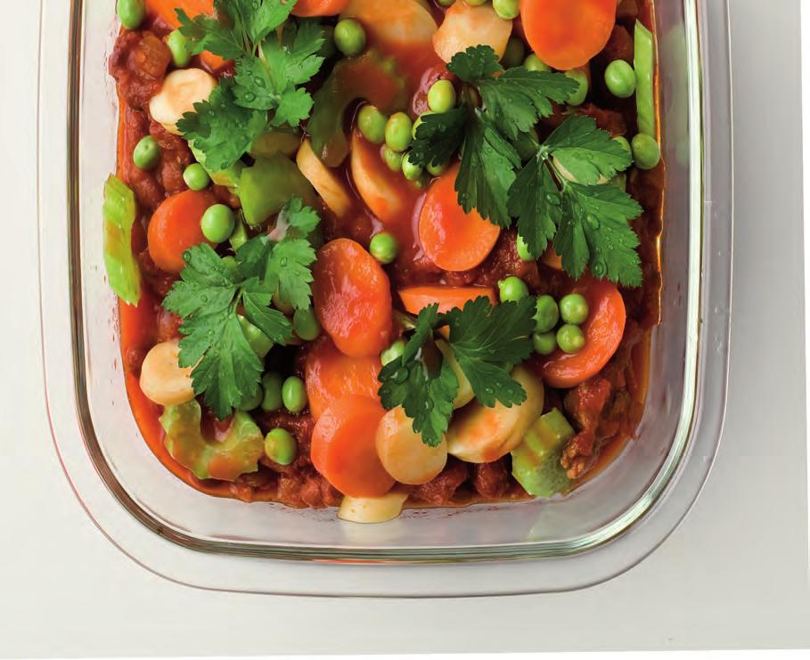 Lamb Stew with Vegetables Serves 4. Preparation time 20 minutes. Cooking time about 45 minutes. We used the 2 litre Thermoglass dish, Microsafe lid, a saucepan and Decor trivet.