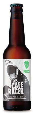 ABERDEENSHIRE Cafe Racer FIERCE, Dyce A dark roasted coffee and vanilla porter with a