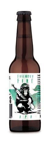 EDINBURGH & THE LOTHIANS Friendly Fire APA Edinbrew, Livingston Beery, crafted for a rocket to the palate,