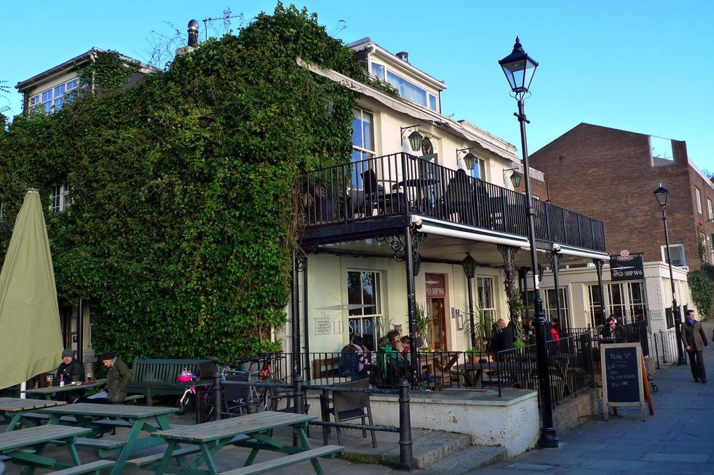 No 1: The Old Ship, Hammersmith Located in the Hammersmith district of West London this classic pub dates from 1722.
