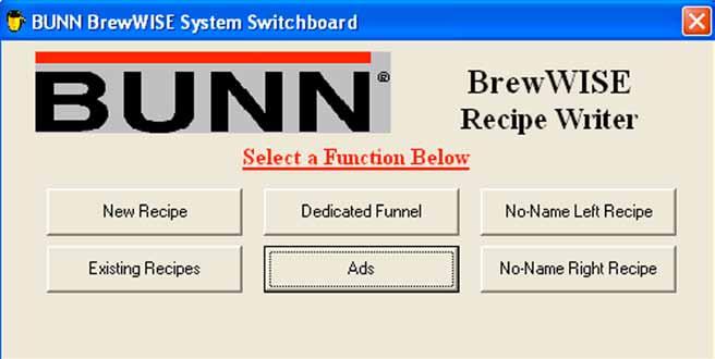 Coffee / 3 Batch Clicking "Coffee / 3 Batch" from the Switchboard screen brings up Coffee / 3 Batch Switchboard form shown