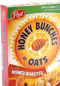 ) or Whole Grain Honey Crunch (18 oz.), Grape Nuts (18-0.