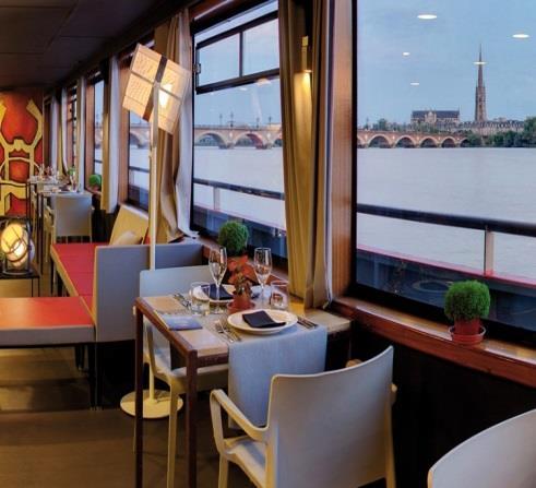 Discovery Cruise Bordeaux apéritif cruise Enjoy a scenic river cruise and discover Bordeaux in a whole new light.