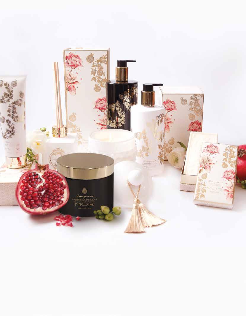 NEW 01 05 POMEGRANATE Discover a fragrant orchard Rich with fruity