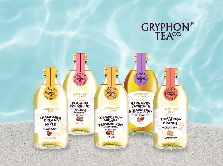 For the first time, Gryphon Tea Co. will exhibit its new line of Botanically Cold Brewed Sparkling Teas.