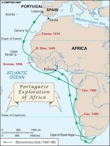 He sponsored Portuguese voyages, mostly to West