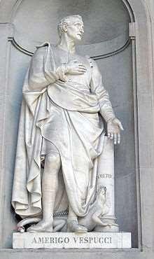 Amerigo Vespucci (Florentine) sailed with a Portuguese voyage