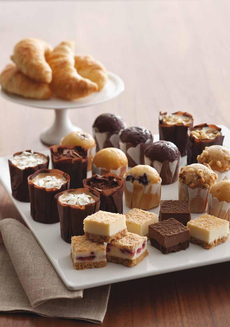 Sara Lee Catering range... right for every occasion! At Sara Lee s heart are great cakes, cheesecakes, croissants and muffins. Now there is a great choice of Petite Treats of exceptional quality.