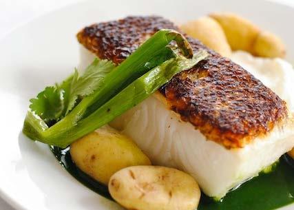 CHILEAN SEA BASS Chilean sea bass has a rich, melt-in-your-mouth flavor. The moderately oily meat is tender and moist with large, thick flakes. Meat from raw Chilean sea bass is snow white.