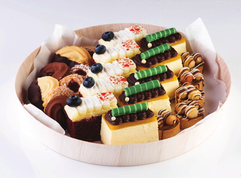 20 Pieces, Serves 5 Price $50 40 Pieces, Serves 10 Price $90 CHEF S SELECTION DESSERT PLATTER This delightful range of sweets will be guaranteed to