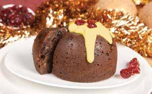 CODE 2-911 105G 30 SERVES CHRISTMAS PLUM PUDDING MUFFINS Made using traditional