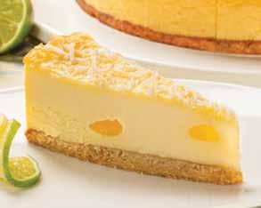 63KG 16 SERVES LEMON LIME BAKED CHEESECAKE Baked lemon cheesecake bursting