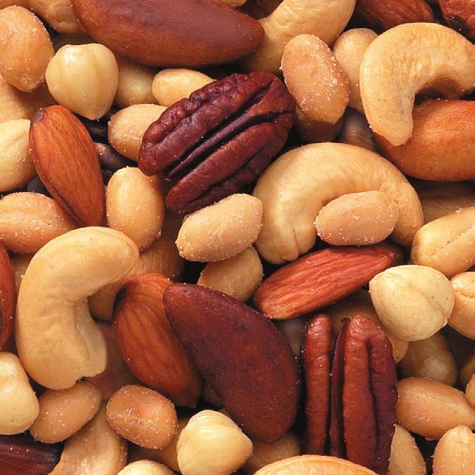 almonds, and shelled sunflower seeds. 14 oz.