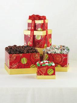 towers www.worldsfinestchocolate.com/towers Our festive towers pack plenty of enjoyment into a budget-friendly package. Everyone will love the selection of mouth-watering chocolates within. new look!