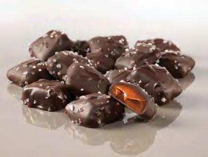 generous layer of premium milk chocolate tops plump southern pecans and Morley s famous