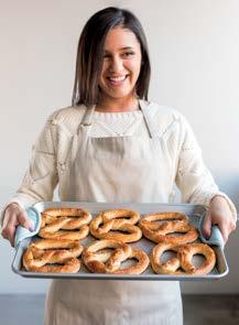 Each kit includes dough mix, salt, cinnamon sugar, and baking instructions for perfect pretzels.