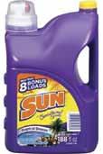 5 22 Sun 2x Detergent 188 oz. Sun Detergent 6/5. oz., unit 1.