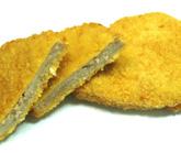 Battered or breaded precooked poultry pieces can be easily