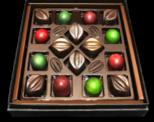 Classic gift hamper Wooden trio moreish 16pcs chocolate bonbon box Drinking