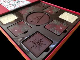 Winter wonderland chocolate thins gift set Pure elegant white and signature