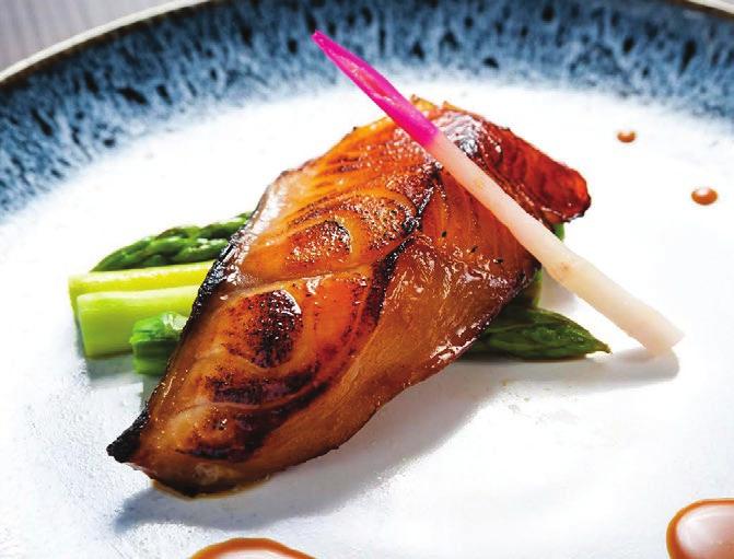 Wafu Sauce サーモン和風ステーキ $26 Black Cod Fish Serve With Saikyo Miso 銀鱈西京焼き Salmon Wafu Steak $39