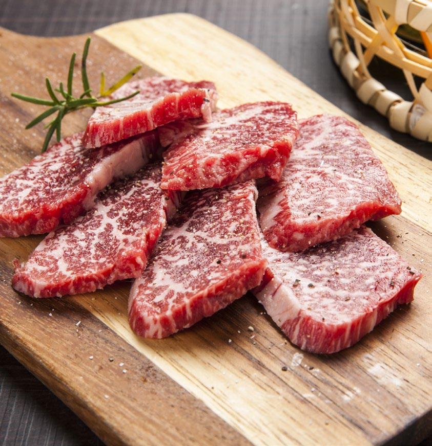 Wagyu Tri-Tip Wagyu Oyster Blade Indoor Charcoal Grill Menu Marble Score 7+ Wagyu Beef Premium OX Tongue (Thin) $21 Thinly Slice Cut of The OX Tongue Served with Garlic, Salt and Black Pepper 和牛タン (
