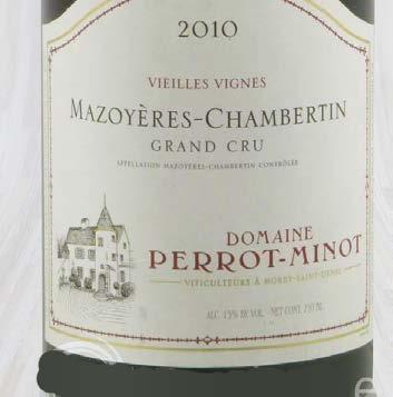 The latter, being more famous, and perhaps commercially appealing is the reason that so much Mazoyères ends up being labelled Charmes (or is blended into it). But not at Domaine Perrot-Minot.