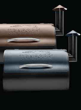 Introducing 6 FEATURES! Stand out from the crowd with your choice of two Traeger colors: rustic bronze or metallic blue.