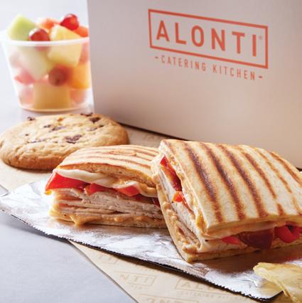 with hot plates or Pressatas. WARM PRESSATA BOX LUNCH Pressata Box Lunch Your choice of one of our popular European grilled sandwiches. Includes chips and a fresh-baked jumbo cookie. Serves 1 10.