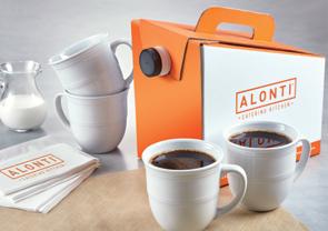 49 Alonti Caffé Coffee for 10 Our 100% Arabica beans are farmed using sustainable agriculture, while protecting endangered species and respecting the rights and wages of indigenous peoples.