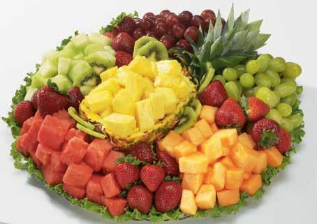 centerpiece for any occasion. Fruit may vary due to seasonal availability.