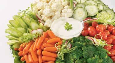creamy ranch dressing. Large Serves 18-20 $26.99 Small Serves 12-15 $17.
