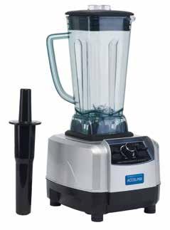 Bar Supplies Accelmix BlenderS by Winco XLB-1000 Add power & performance to your bar Accelmix Electric Countertop BlenderS These commercial-grade blenders feature highperformance motors with
