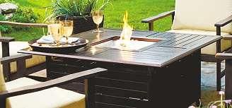 Off *2 Styles, In-Stock Only 42 Square Plank Fire Pit table Burns Propane (tank Not Included).