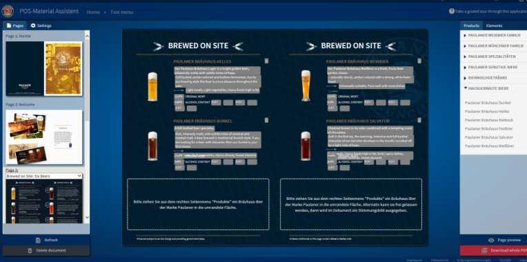 IT SYSTEM Paulaner IT systems are designed especially for Paulaner restaurants and shall