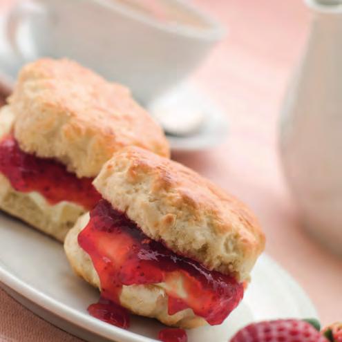 Afternoon Tea... at the Cliffs Pavilion Scones and Tea homemade fruit scones served with jam, clotted cream and a choice of teas 3.