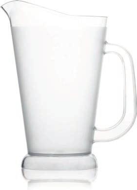 CLEAR ACRYLIC PITCHER FROSTED ACRYLIC PITCHER