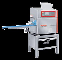 ,800 pieces number of rows and weight ranges quickly changeable changeable drum ledges / rounding plates simple control system via touch panel roller feeding hopper for approx.