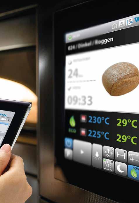 WACHTEL GENERATION IQ As intuitive and user-friendly as your smartphone 999 automatic programs (0 phases) Large TFT graphic display Touch function, even works with flour-dusted hands Graphic display