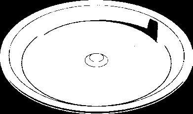 Place the Tray Support on the base section of the Rotisserie so that it will roll easily in a circular manner in the specially recessed