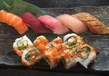 LUNCH MENU MONDAY FRIDAY 10.30AM-3PM SATURDAY 11.30AM-3PM SUSHI LUNCH Served With Miso Soup And House Salad With Ginger Dressing CALIFORNIA SUSHI COMBO* 13.
