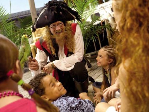 Who We Might Meet TradeWinds has a resident pirate named RedBeard.