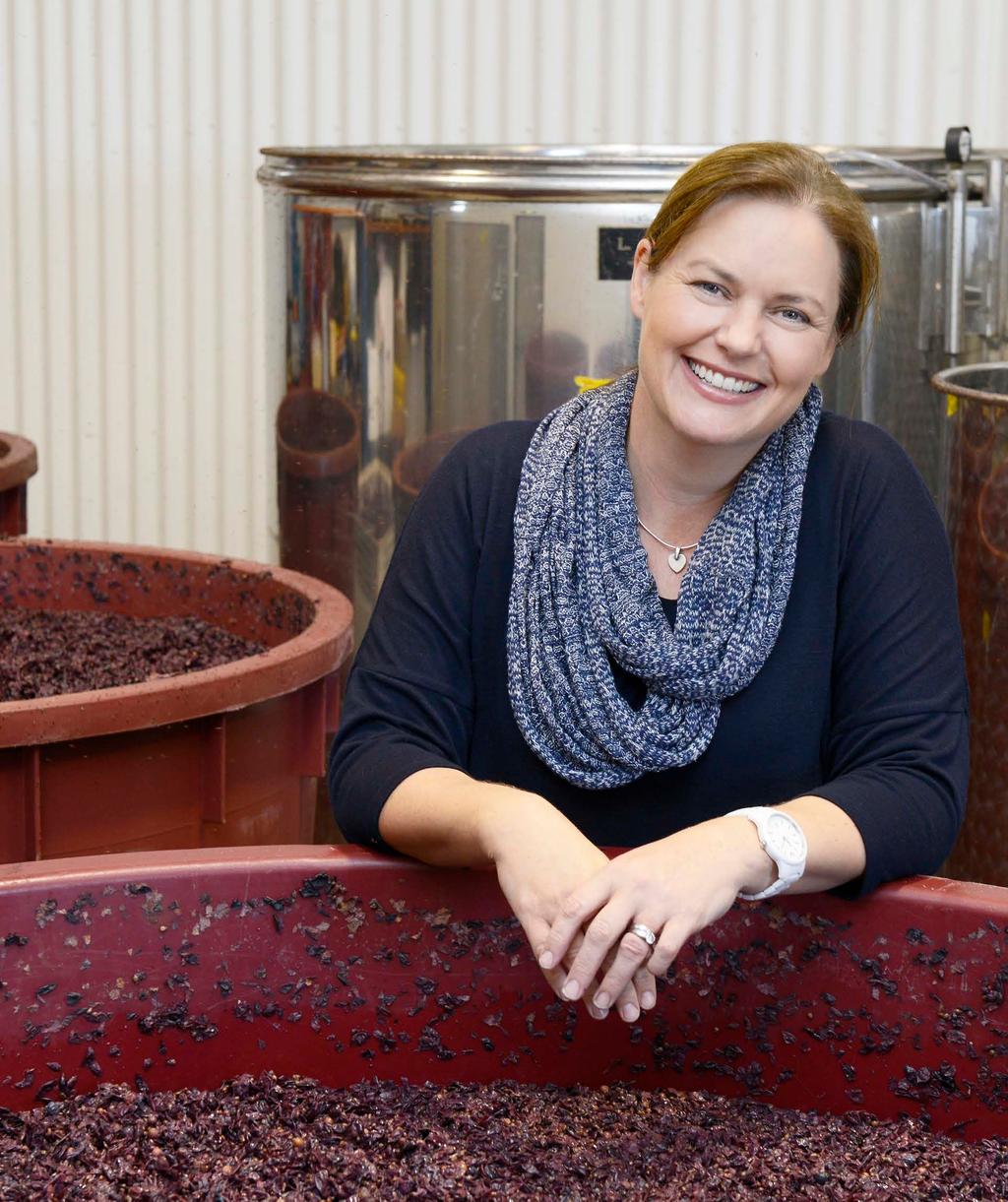 WINEMAKER Briony Hoare Briony Hoare s interest in wine was sparked at just 15 years old when she first visited a winery.